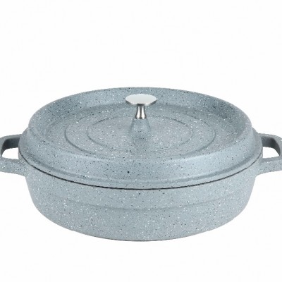 Enamel Cookware Die Cast Shallow Casserole