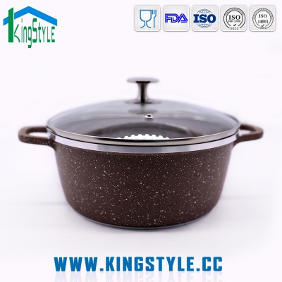 Die casting ceramic cookware as seen on tv, round casserole die cast